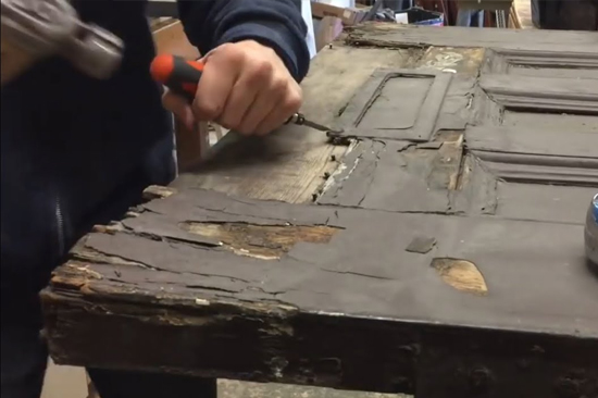 Walnut Park-wooden-door-repair