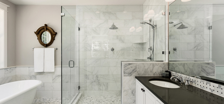 bathroom shower door installation in Walnut Park